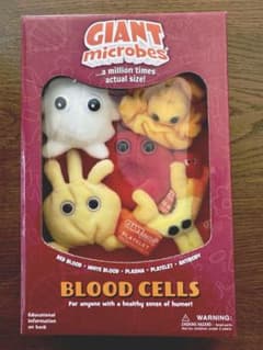 GIANT microbes 血液細胞 ぬいぐるみセットのサムネイル