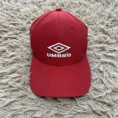 UMBRO キャップ レッド 帽子　韓国のサムネイル