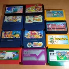 ファミコンソフト ジャンク11本セット まとめ売り - メルカリ