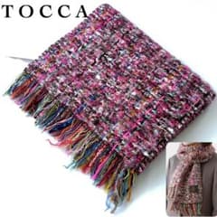 新品★トッカ★TOCCAフランス製MIXカラー ツイードストール マフラー 新品☆トッカ☆TOCCAフランス製MIXカラー ツイードストール マフラー