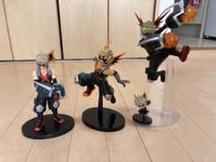 【値下げ】僕のヒーローアカデミア　ヒロアカ　爆豪勝己　フィギュア　4体セットのサムネイル