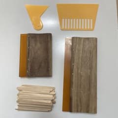 シルクスクリーン スキージー スクレーパー 4点セット 印刷工具 DIYのサムネイル
