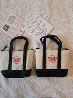 Trader Joe's ミニトートバッグ 2個セットのサムネイル