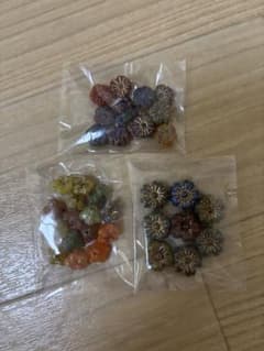 チェコビーズ　花型ビーズ 3袋セットのサムネイル