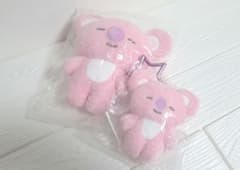 BT21(◍˙꒳˙◍) 핑크 플러시 봉제인형 + 마스코트 KOYA