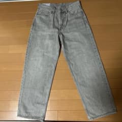 H&M LOOSE デニム 28/30 グレーのサムネイル
