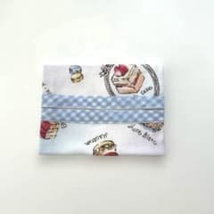ハンドメイド　スイーツ柄 ポケットティッシュケース