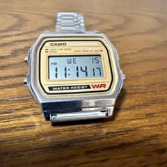 CASIO カシオ A158WE デジタル腕時計 593 メタルバンドのサムネイル
