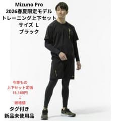 Mizuno Pro 2026春夏限定モデルトレーニング上下セット サイズ L