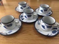 DANSK  チボリ　コーヒーカップ&ソーサー5客セットのサムネイル