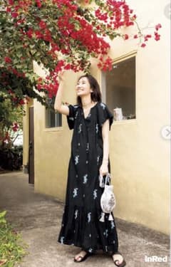 m*.様 定価35,200円　2026SS 波瑠さん着用　ヌキテパ　ワンピースのサムネイル
