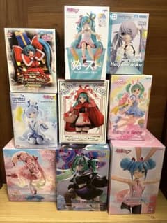 初音ミク フィギュア まとめ売り 9点セットのサムネイル