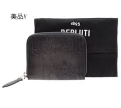 E2264 美品 ベルルッティ カリグラフィ ワパラウンドファスナーケース E2264 美品 ベルルッティ カリグラフィ ワパラウンドファスナーコイン