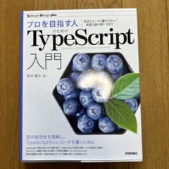 プロを目指す人のためのTypeScript入門 安全なコードの書き方から高度な…のサムネイル