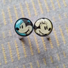 Disney 미키 & 미니 자동차 에어컨 연설 거품 용 클립 2 개 세트