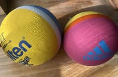 モルテン サイズ2／アディダス サイズ1 ドッジボール 2個セット メジャー付