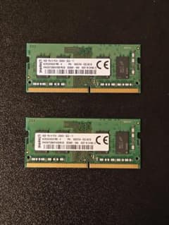L*Q様 Kingston ノートPC用メモリ 4GB 2枚セットのサムネイル