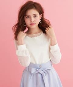 フロッキースリーブトップスのサムネイル