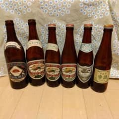 非売品　復刻版　ラガービール瓶 非売品☆ キリン 復刻ラガー ビール 6本セット インテリア