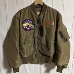 極上バズリクソンズ初期B-15C MODミリタリーフライトジャケットM品番