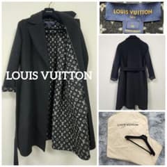 極美品】ルイヴィトン モノグラム柄 カシゴラ ベルト付き ロングコート