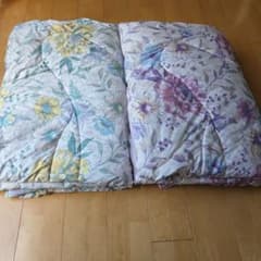 肌掛け布団 2枚セット 花柄 150cm×210cm 肌掛け布団 2枚セット 花柄 150cm×210cm - メルカリ