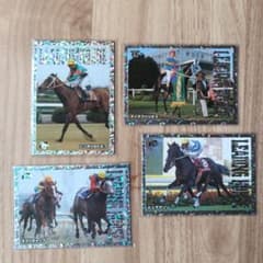 競馬 トレーディングカード 4枚セット オグリキャップ他のサムネイル