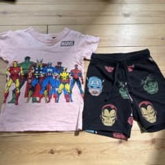 marvel ティシャツ　ハーフパンツのサムネイル