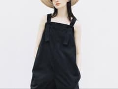 期間限定 WCJ 若槻千夏ブランド サロペット ブラック 大人サロペ