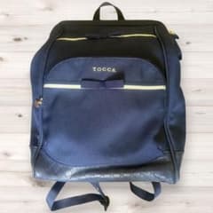 TOCCA キッズ リュック ネイビー リボン ズレ防止ベルト付のサムネイル