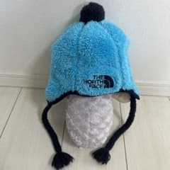 ノースフェイス　キッズ　ベビー　帽子　フリース　ブルーのサムネイル