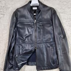 超高級 ブルネロクチネリ シングルライダース ラムレザー ダブルジップ M 超高級 ブルネロクチネリ シングルライダース ラムレザー ダブルジップ