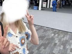 クロシェ編み 半袖カーディガンのサムネイル