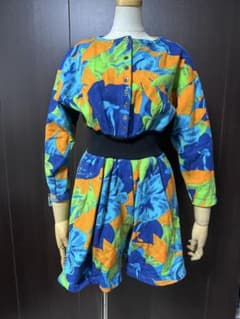 ☆ヴィンテージ RYU SPORTS コンビネゾン ショートパンツ ブルー系 