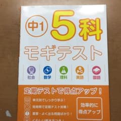 ペコらん様専用 中1 5科モギテストのサムネイル