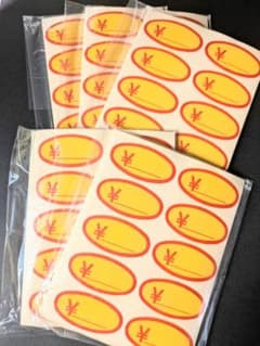 【 未使用 】プライスシール 楕円形 イエロー 1000枚 フリーマーケットのサムネイル