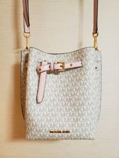 MICHEAL KORS エミリア ショルダーバッグ ホワイトピンクのサムネイル