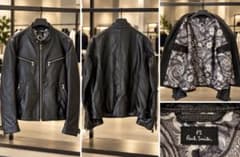 PS Paul Smith レザージャケット ブラック