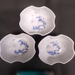古伊万里、成化年製 染付 山水図 小鉢 3客セット - メルカリ