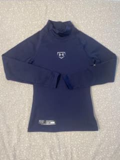 【キッズYMD】UNDER ARMOUR アンダーシャツ ネイビー YMDのサムネイル