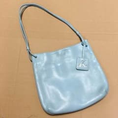 美品  Kitamura キタムラバッグ  ⌘  爽やかなスカイブルーのサムネイル