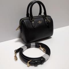 ジェ様 COACH ミニ ローアン 2way ショルダーバッグ 黒 CV404 - メルカリ