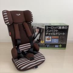 日本育児 トラベルベストECプラス チャイルドシート ブラウンボーダー