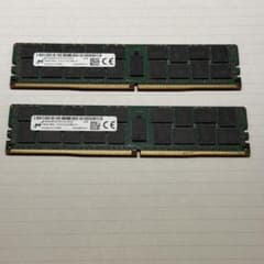 Micron DDR4 ECC 32GB （16GB2枚組合計32GB） - メルカリ