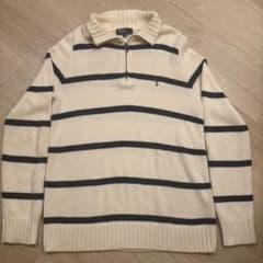 Polo Ralph Lauren ハーフジップ ニット ボーダーのサムネイル
