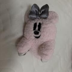 ハロウィンミニーマウス クリップ付き ぬいぐるみ ピンクのサムネイル