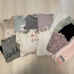 こども服セット13点まとめ売り　女の子のサムネイル