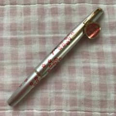 プラチナ 14K 14金 万年筆 ショート 細字 ブーケ柄 花 廃盤 - メルカリ