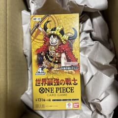 新*様 ワンピースカードゲーム 世界最強の戦士 テープ付き BOX - メルカリ