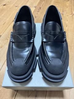 both - GAO LOAFER-SPAZZOLATO-BLACK - メルカリ